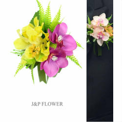 在JP花店選擇小蘭花襟花，為您的婚禮增添完美的華麗-AC395