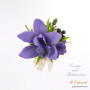 Huilan & Little Lily Purple Boutonniere Huilan & Little Lily Purple Boutonniere
