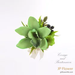 Timeless Cymbidium & Sayuri Corsage