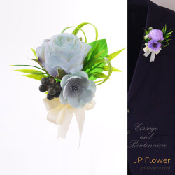 JP Flower Exquisite Rose Artificial Boutonniere | Stunning Style That Draws Praise | Multi-Color Options