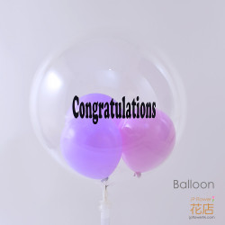 Crystal bubble ball inside ball transparent custom balloon logo printing embedded mini balloons wedding banquet birthday — HK delivery