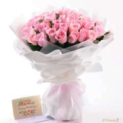 60枝玫瑰豪華花束 - 坑口「圓舞曲的幸福宣言」驚喜！