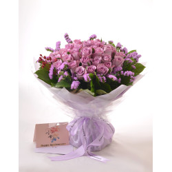 JP花店的36枝紫色玫瑰花束，送給摯愛的最佳選擇