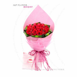 母親頒獎典禮必備花束：紅玫瑰的完美選擇來自JP花店-BO368