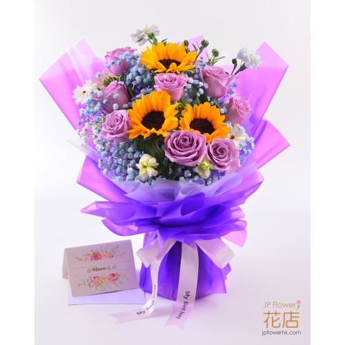 特別日子怎能少了花束？向日葵玫瑰花束為生日增添溫馨情感