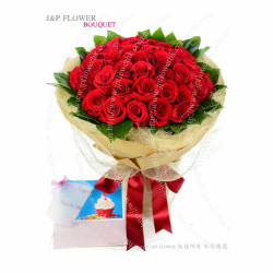 用玫瑰花束為你的最愛生日送上驚喜與祝福 | JP花店-BO406