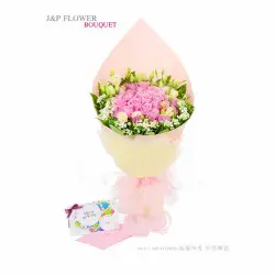 在母親節送上瑪利亞玫瑰與桔梗的美麗祝福 | 網上花店訂花