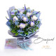Fragrant in all seasons, gorgeous bouquets - roses, sage, baby's breath, clematis-BO536-JP Flower Shop