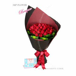 50枝精選「情感引爆」玫瑰花束 - 求婚/生日「非預製愛情宣言：香港24小時動態速遞」！