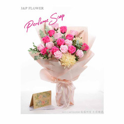 香水肥皂花束-CS114