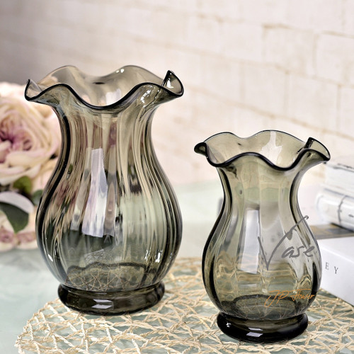 浮雕玻璃花瓶彩色花瓶-FP101
