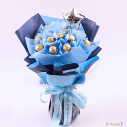 18-Piece Chocolate - Smart "Flower-nancial" Planning for Love!