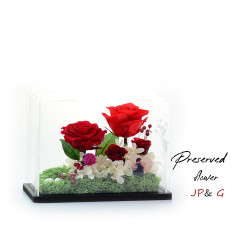 保鮮花連自定小木牌-PS103 保鮮花連自定小木牌-PS103