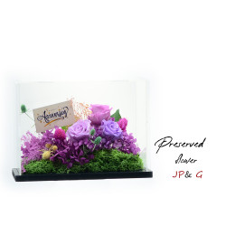 保鮮花連自定小木牌-PS105 保鮮花連自定小木牌-PS105