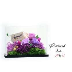 保鮮花連自定小木牌-PS105