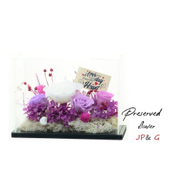 保鮮花連自定小木牌-PS109 保鮮花連自定小木牌-PS109