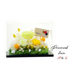 保鮮花連自定小木牌-PS110 保鮮花連自定小木牌-PS110