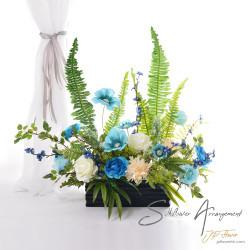 讓生活及工作空間充滿氣息的枱花及絲花擺設-SF358