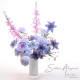 枱花擺設讓您的空間更加華麗-優雅綻放的玫瑰與牡丹 -SF242-JP花店