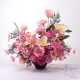 Stunning flower shop recommendations: camellias, peonies, cymbidiums and artificial flower table flower arrangements-SF291