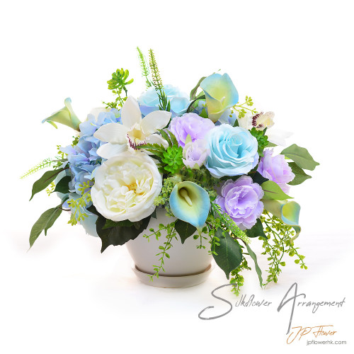 枱花-綻放生活的美麗：馬蹄蘭、玫瑰、牡丹、蕙蘭、繡球的完美枱花組合-SF360