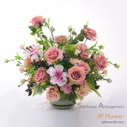 為餐廳開張選擇完美枱花：牡丹、玫瑰與綉球 | JP花店-SF685