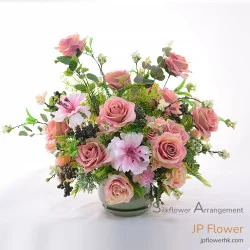 為餐廳開張選擇完美枱花：牡丹、玫瑰與綉球 | JP花店-SF685