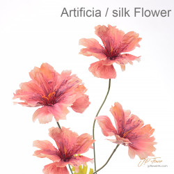 蜀葵-絲花/仿真花-ss1034