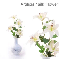 百合花-絲花/仿真花-ss1042