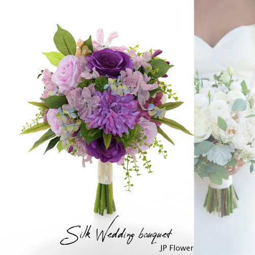 Silk Wedding Bouquet-SWB358
