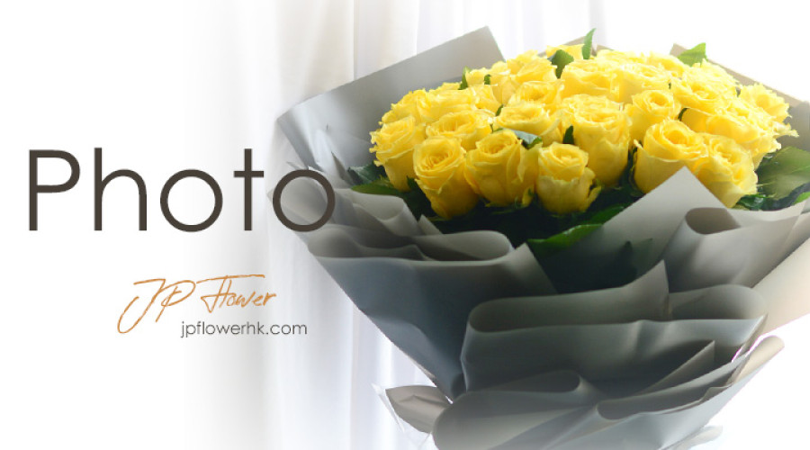 花店出售花球參考圖片-18枝玫瑰花束(18枝)-BO101(18s)