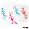 【Kodo Personalized Gift】Custom Letter Paracord Charm | Choose Colors & Accent Charms | Minimalist Keychain (15cm)