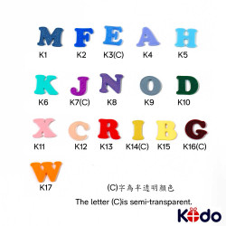 Personalized colorful name letter bag charms, custom-made minimalist style keychains, cute name bag charms, birthday gifts, handbag charms