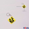 Personalized Street Sign Keychain: Custom Location Keyring